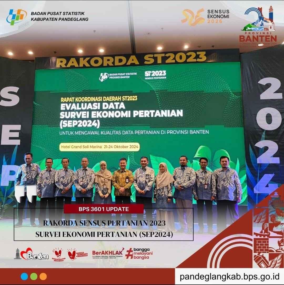 Rapat Koordinasi Daerah ST2023 - Evaluasi Data Survei Ekonomi Pertanian (SEP2024)