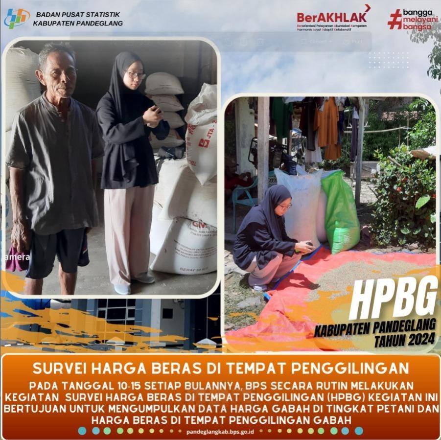 Survei Harga Beras di Tempat Penggilingan (HPBG) 2024